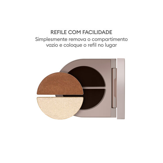 SATIN SHIMMER DUO EYE COCOA WHITE GOLD
